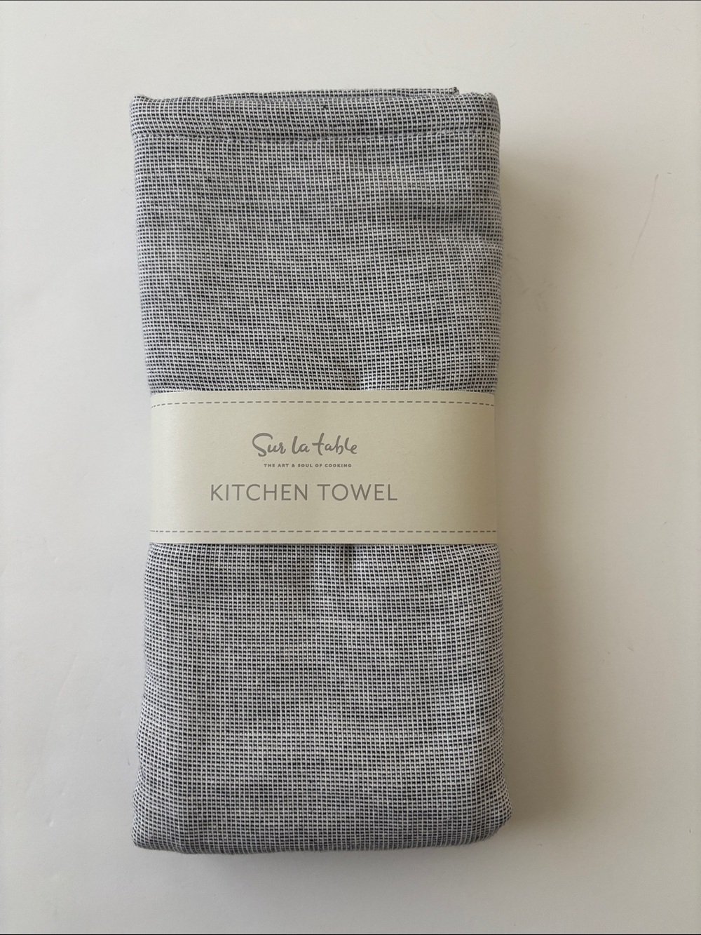 NWT Sur La Table 100% Cotton Black White Kitchen Terry Towel
